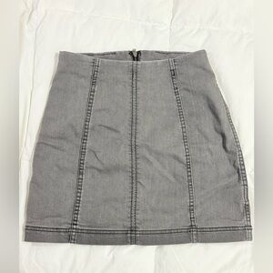 Free people denim skirt